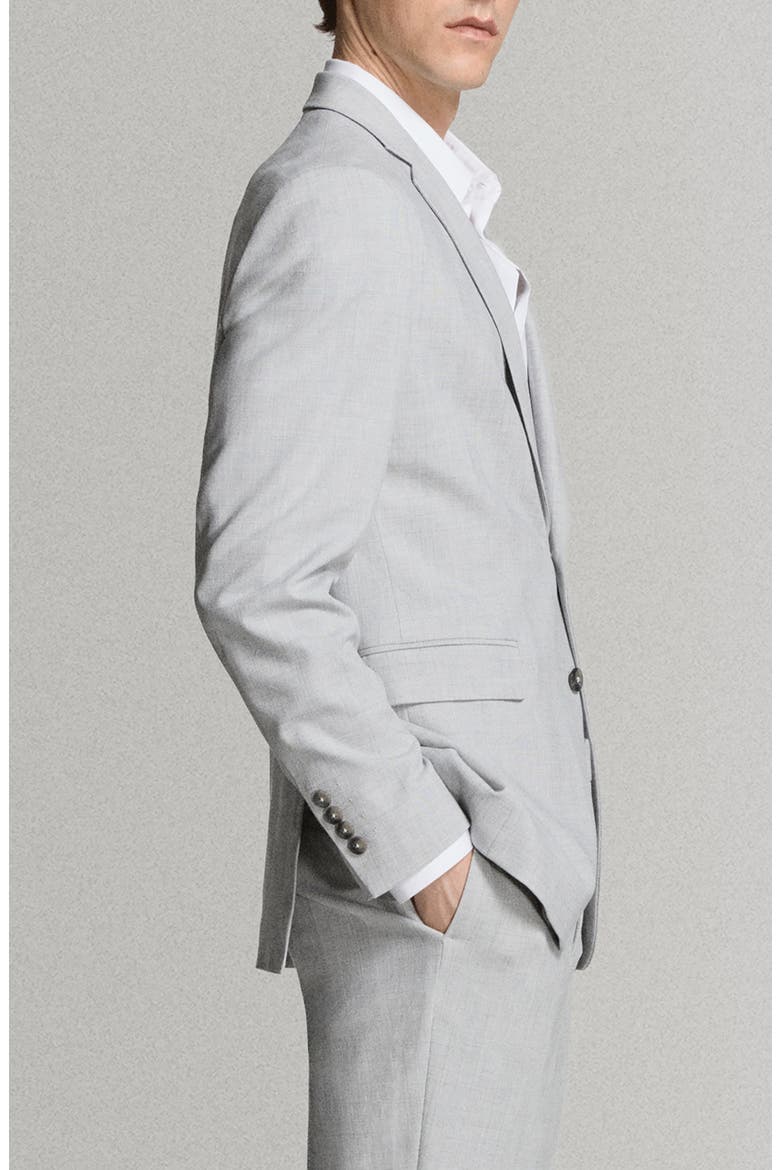 Superslim Fit Stretch Sport Coat, Alternate, color, LIGHT HEATHER GREY