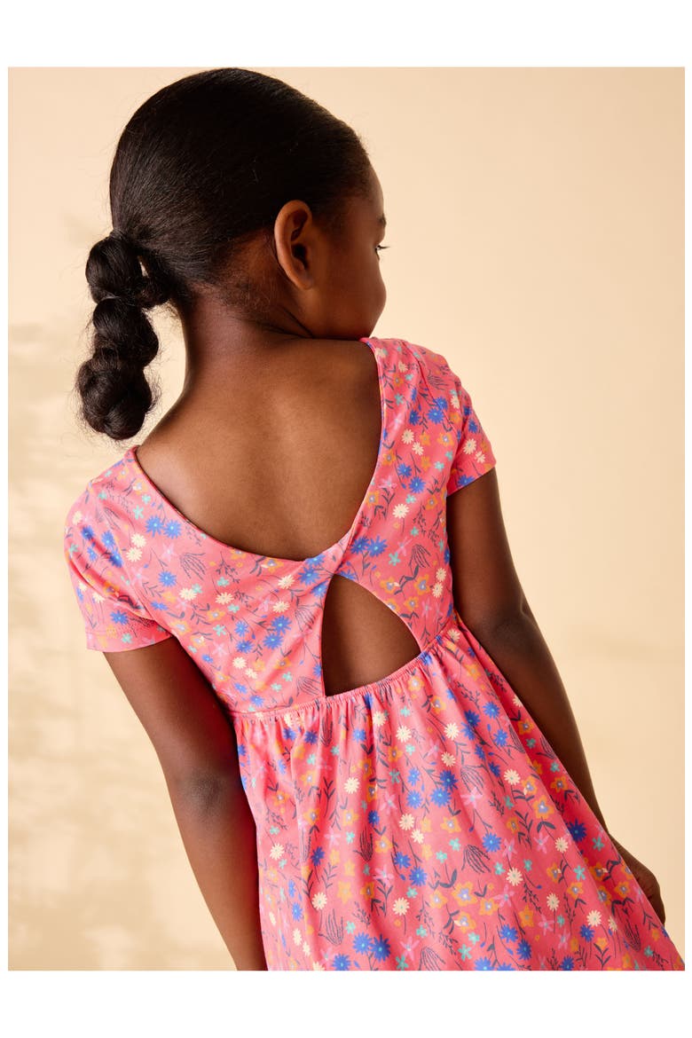 Twist Back Ballet Dress, Alternate, color, Malindi Wildflowers