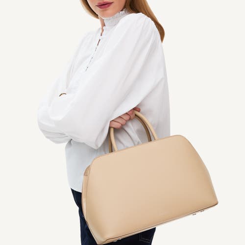 Radley Liverpool Street Medium Ziptop Satchel Bag In Stone