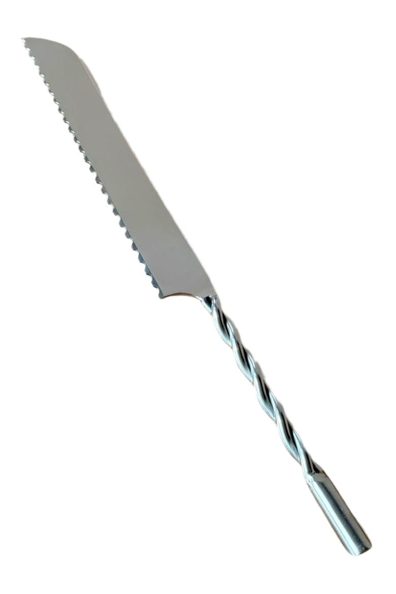Kara Bread Knife by Diego Olivero, Main, color, Silver