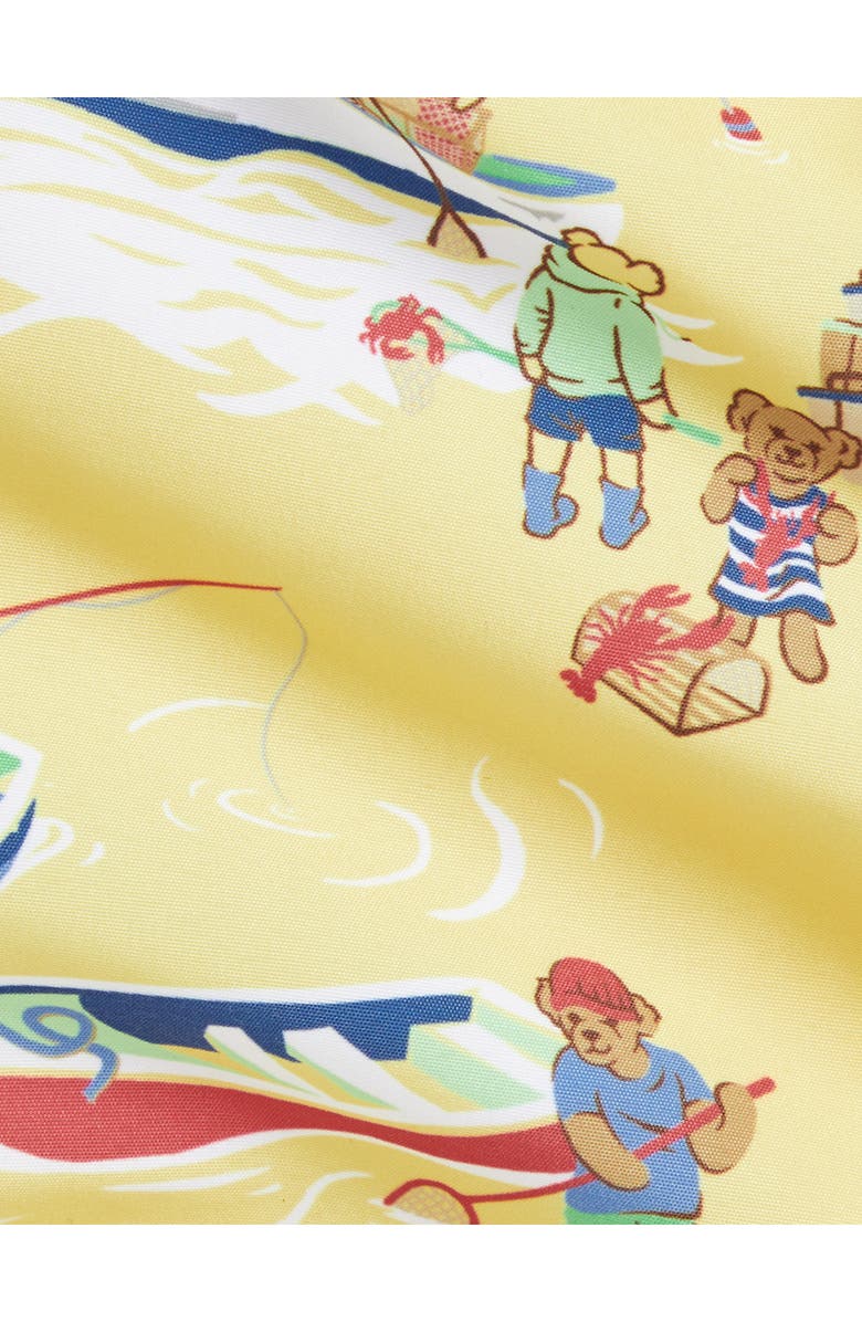 Ralph Lauren Traveler Seaside Bear Print Swim Trunks, Alternate, color, 