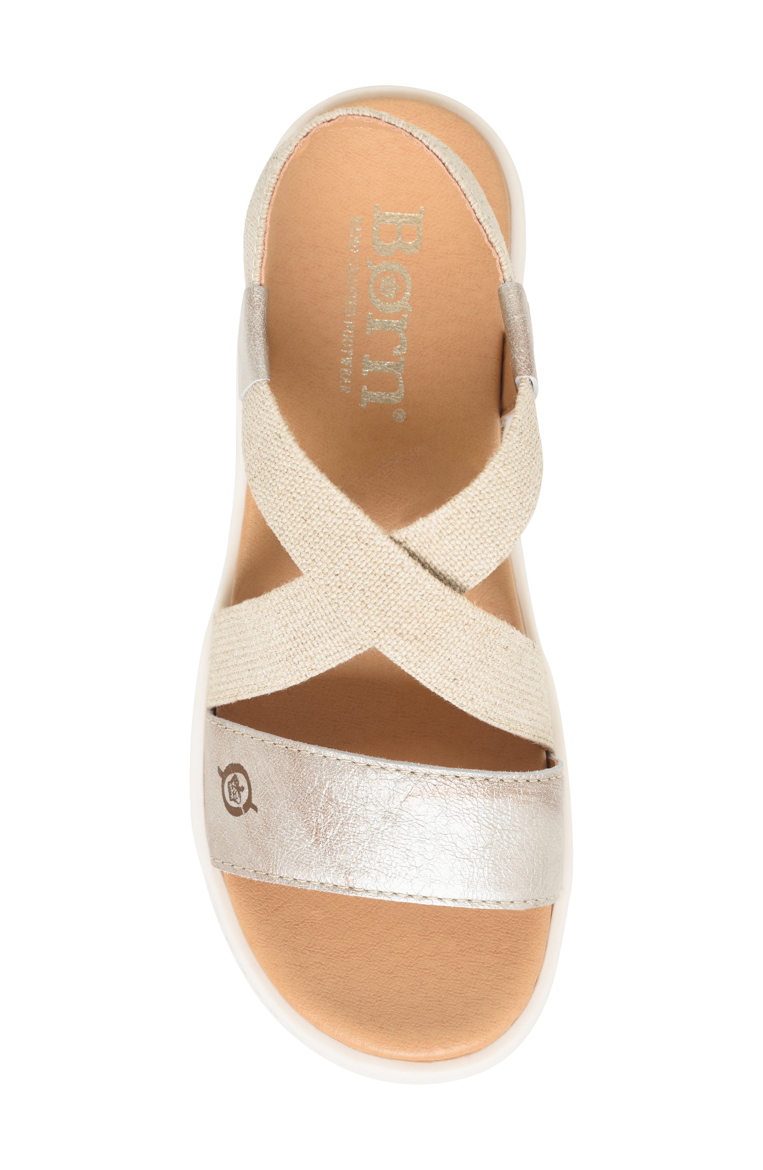 Kasady Ankle Strap Platform Wedge Sandal, Alternate, color, LIGHT GOLD