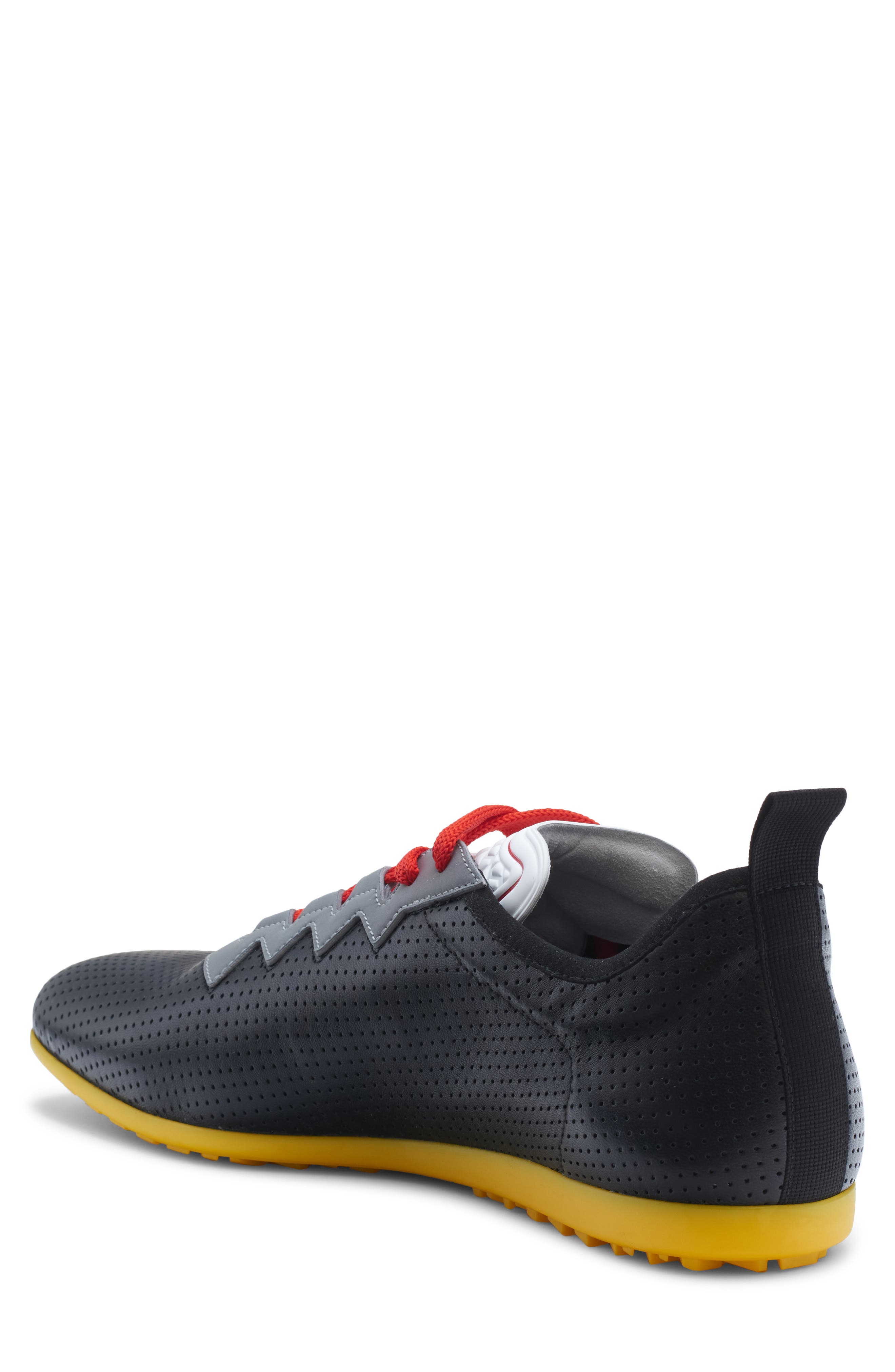 Valentino Garavani Chromation Perforated Sneaker, Alternate, color, 