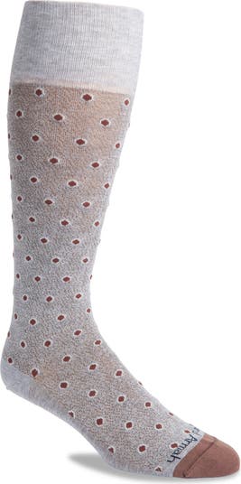Shadowed Dots Tall Dress Socks