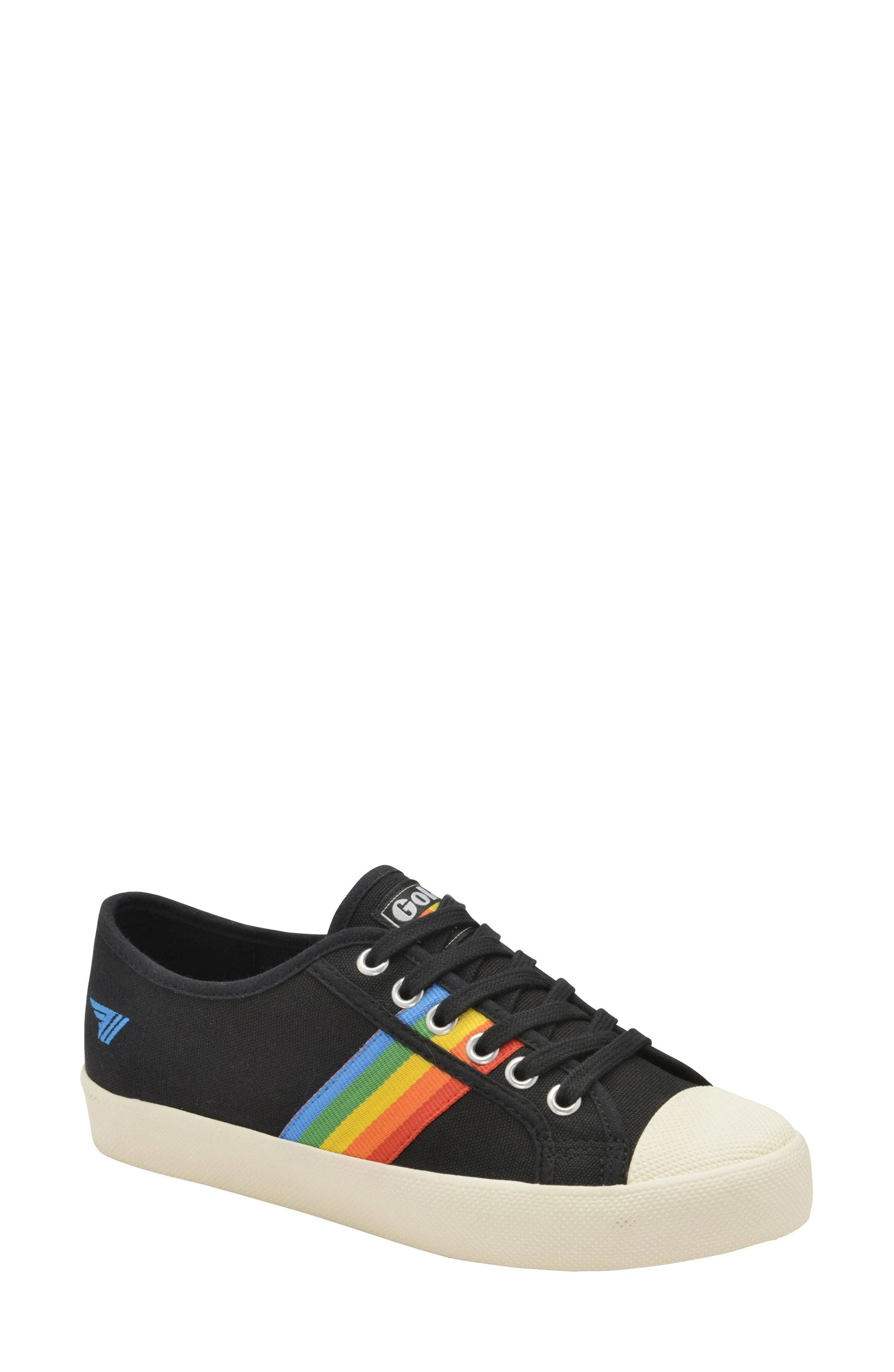 Gola Coaster Rainbow Striped Sneaker, Main, color, 