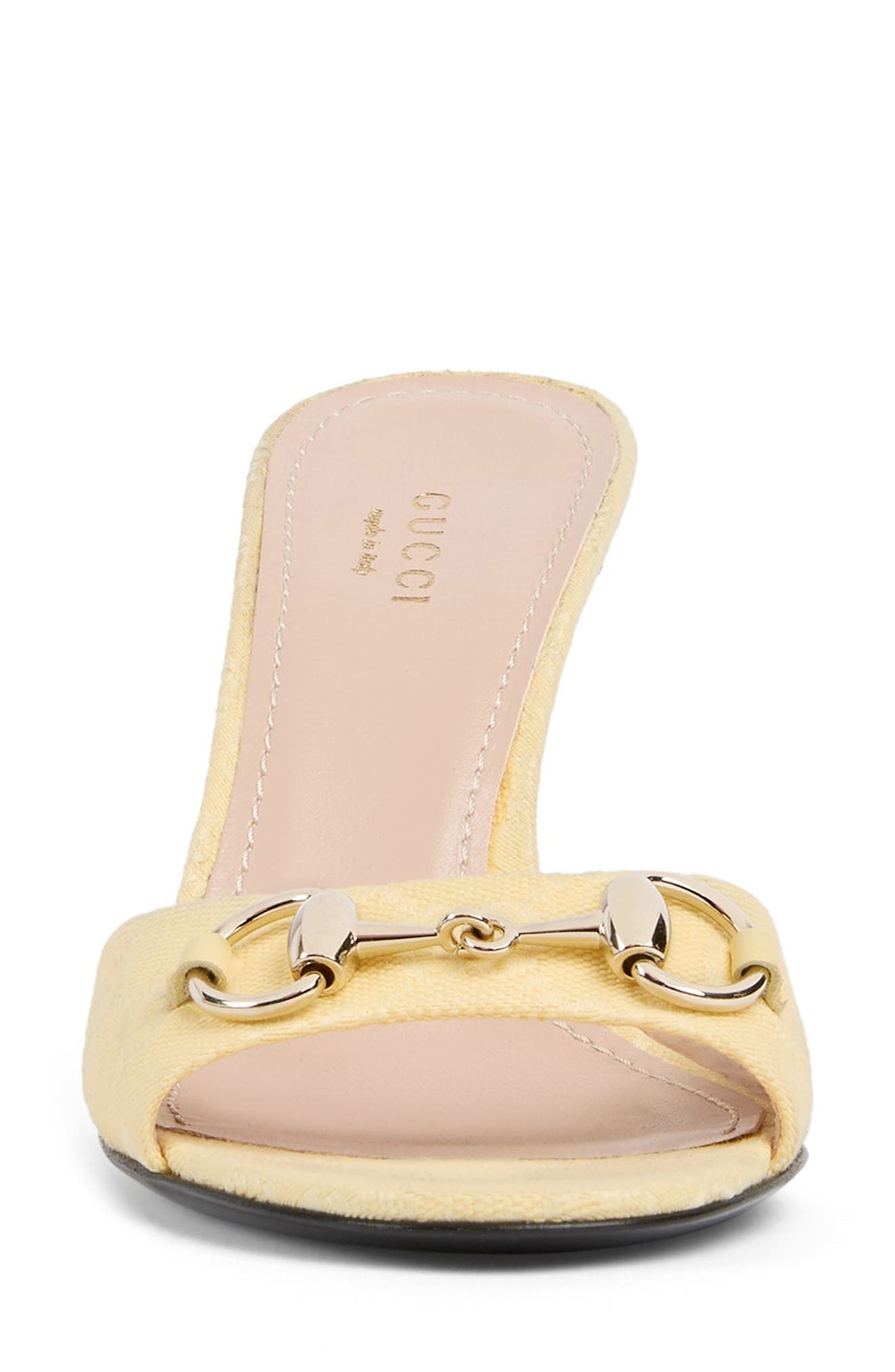 Erin Horsebit Slide Sandal, Alternate, color, YELLOW
