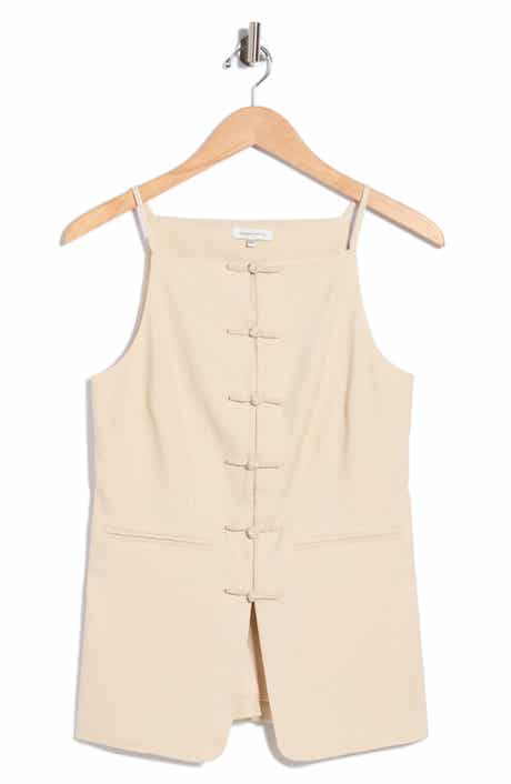 Beatrice Sleeveless Linen Blend Top