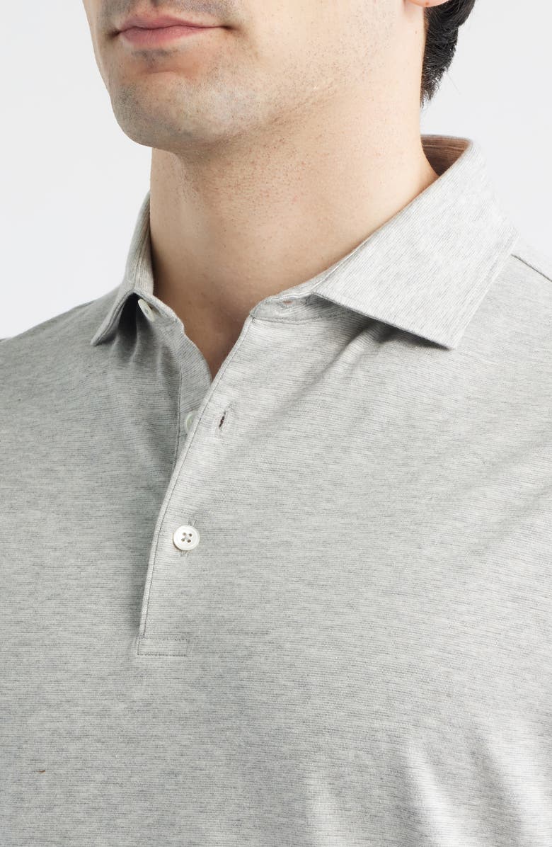 Peter Millar Crown Crafted Excursionist Polo, Alternate, color, Gale Grey