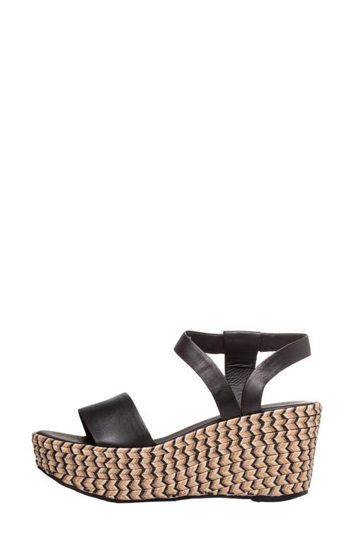 Antelope Kassa Espadrille Platform Sandal In Black