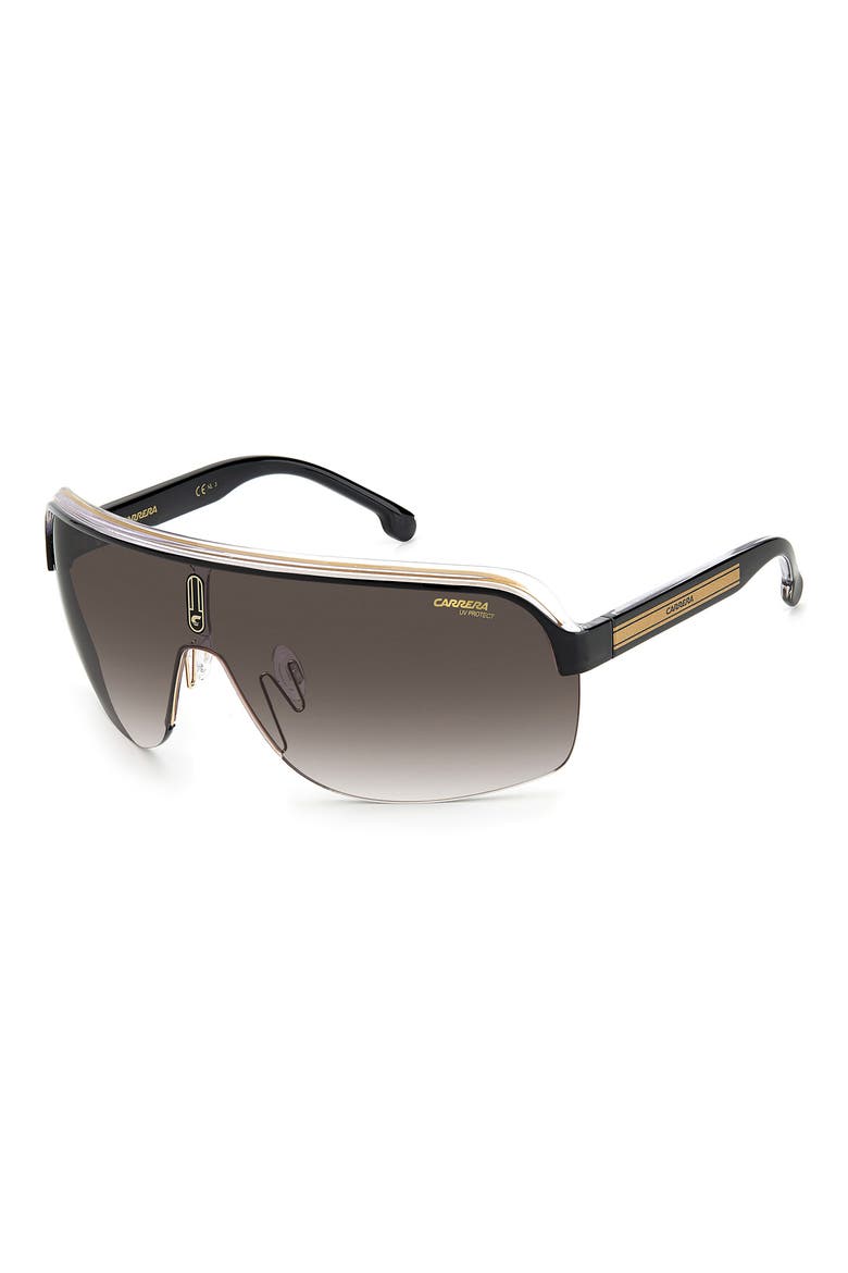 Carrera Shield Sunglasses, Alternate, color, BLACK GOLD
