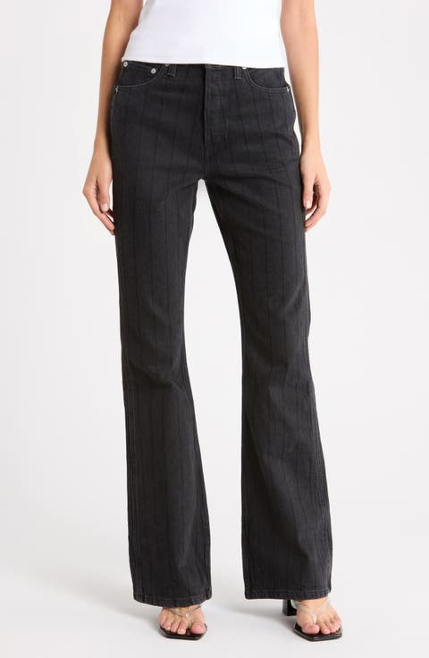 The Riding High Waist Flare Leg Jeans