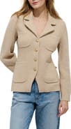 Alex Mill Notched Collar Cotton & Cashmere Cardigan