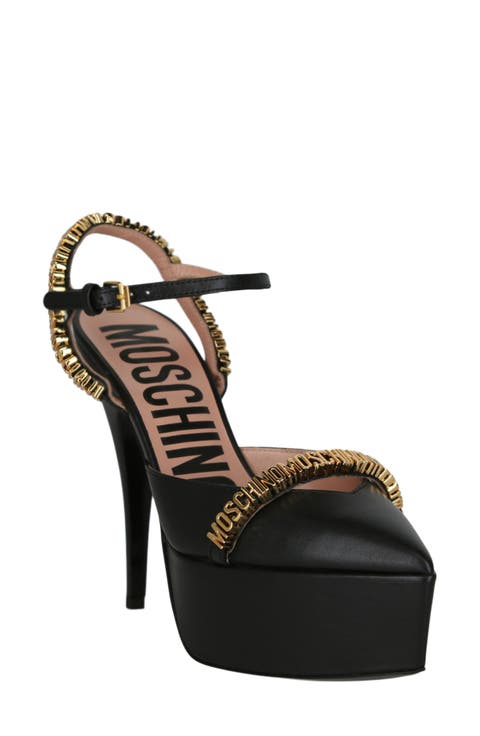 Platform Ankle Strap Pump (Women)