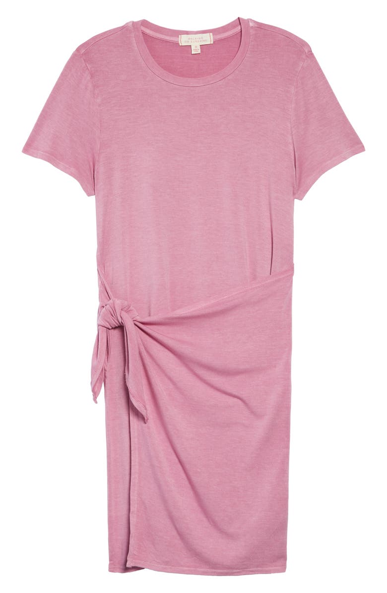 Walking on Sunshine Tie Front Dress, Main, color, 