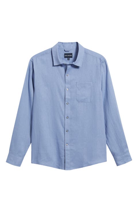 Linen Button-Up Shirt