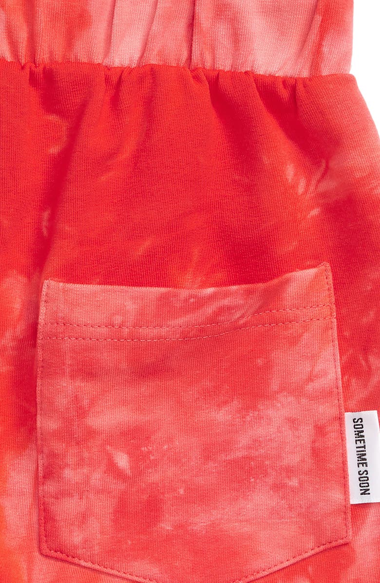 Sometime Soon Laguna Tie Dye Stretch Organic Cotton Shorts, Alternate, color, 