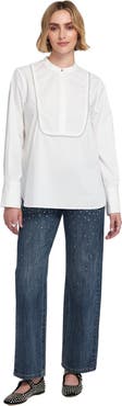ELLE Collection Beaded Shirt Blouse Top