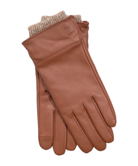 Rib Cuff Leather Glove