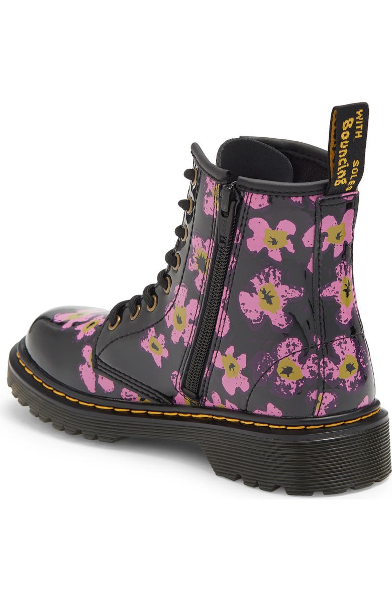 Dr. Martens Kids' 1460 Floral Lace-Up Boot, Alternate, color,