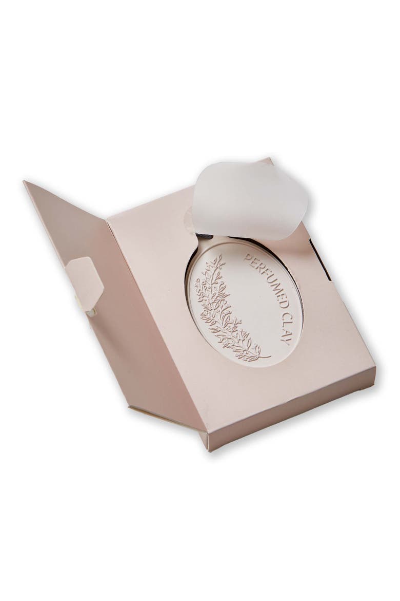 Peach Blossom Perfumed Clay Home Fragrance Ceramic Decor, Main, color, White