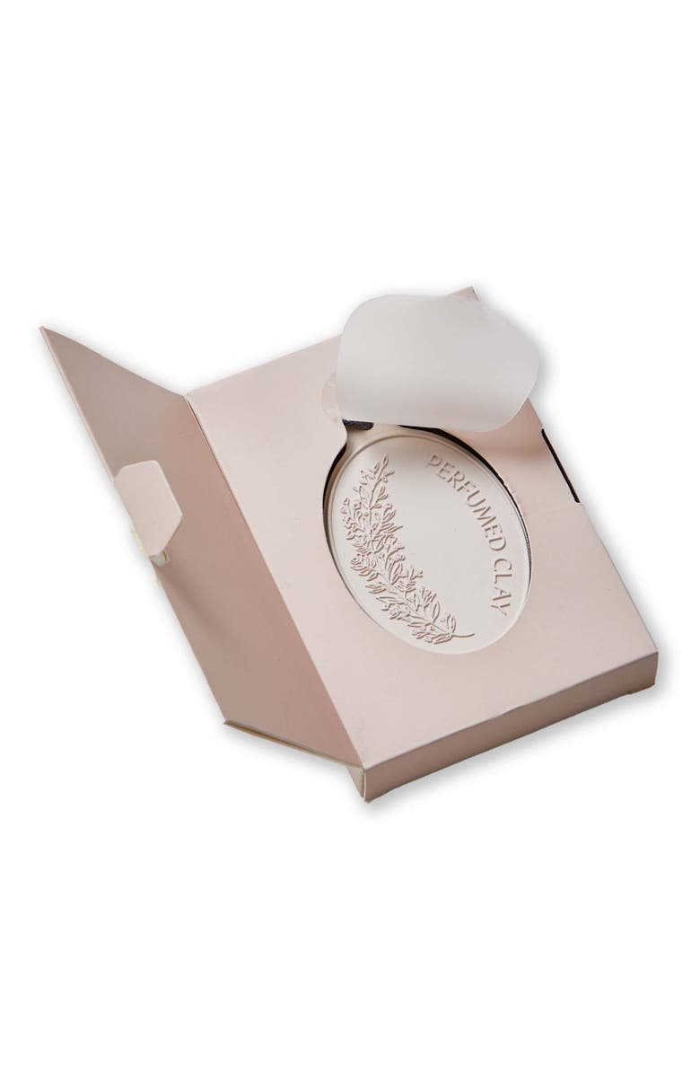 tag Peach Blossom Perfumed Clay Home Fragrance Ceramic Decor, Main, color, White