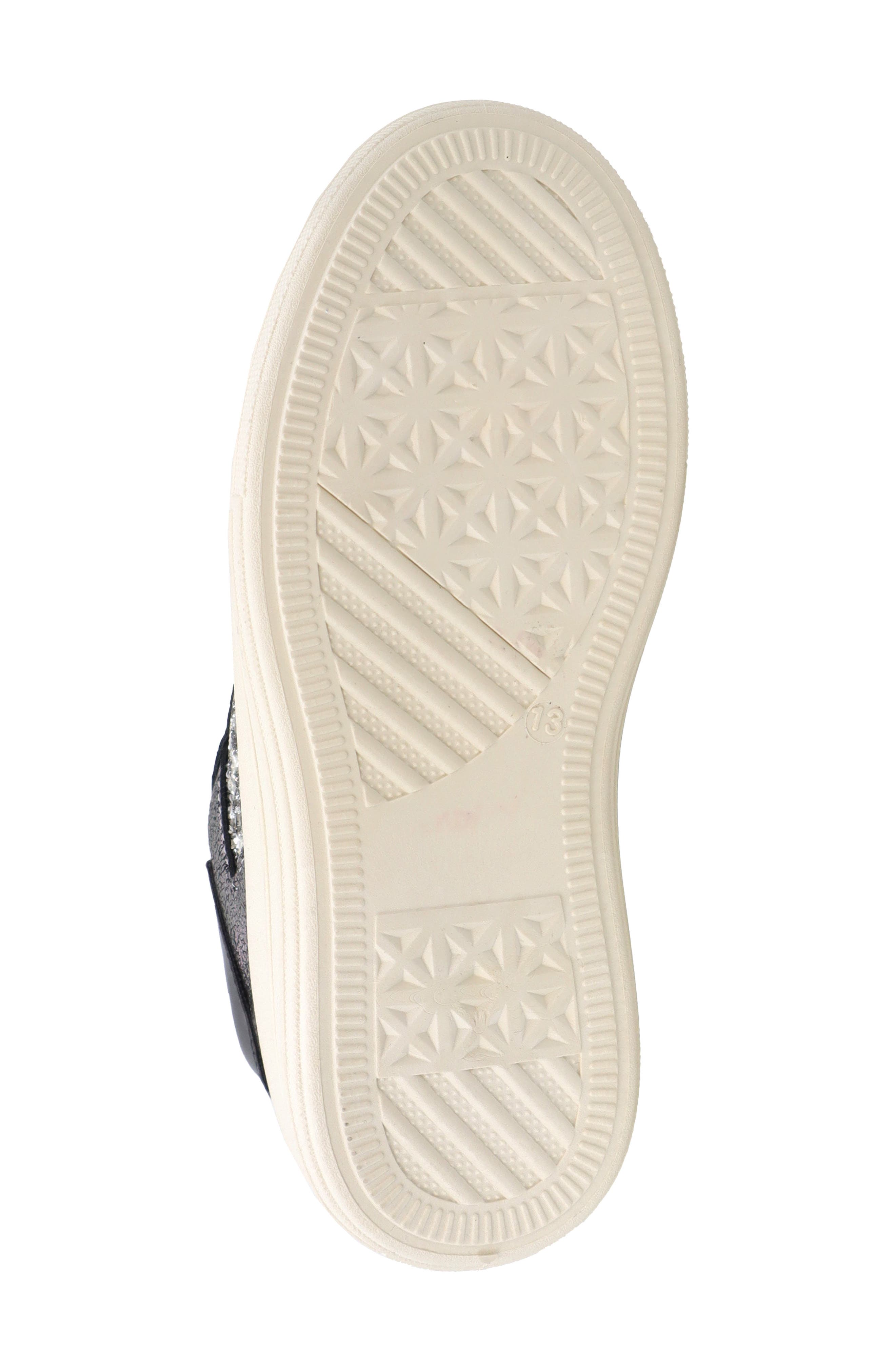 YOKI Kids' Wendy Glitter Sneaker, Alternate, color, 