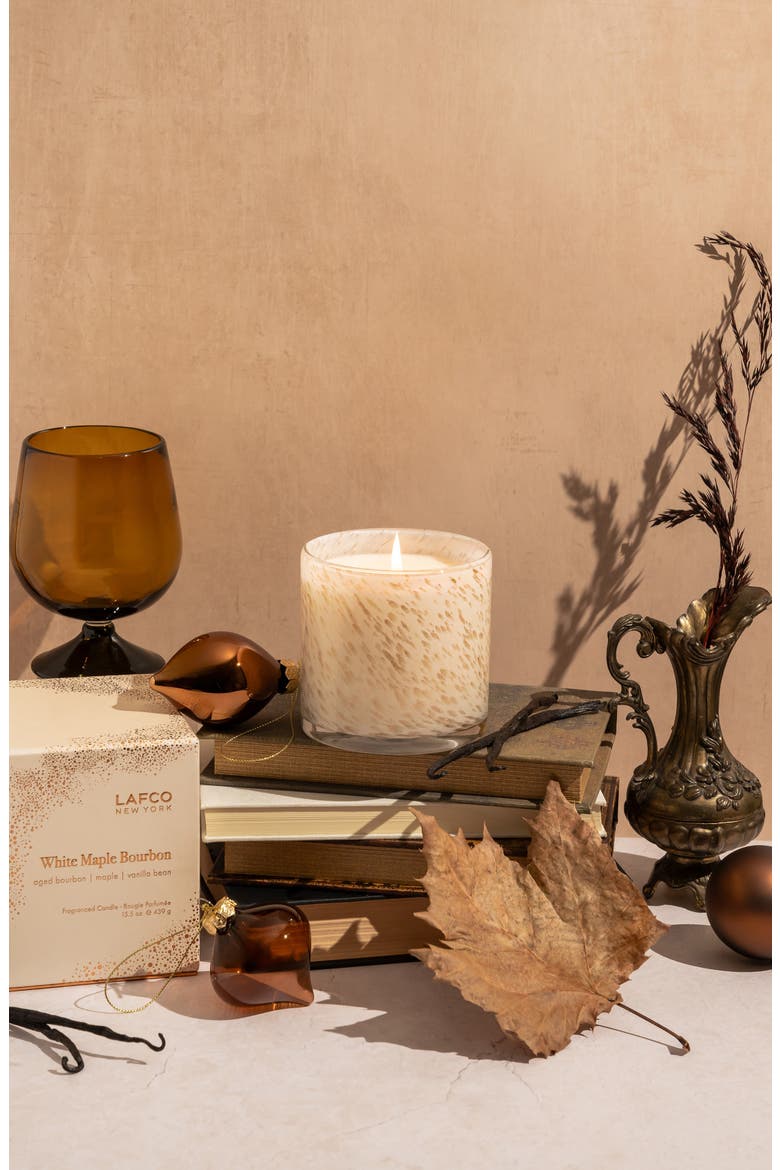 White Maple Bourbon Signature Candle, Alternate, color, WHITE