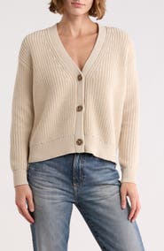 ELIE ELIE TAHARI V-Neck Cardigan Sweater