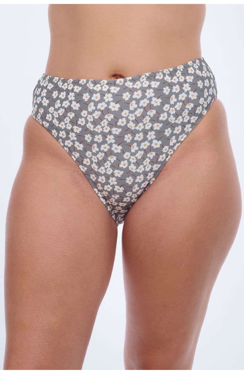 Flirtt Gottex Field Of Dreams High Rise Bottom, Main, color, Multi Dusk Green