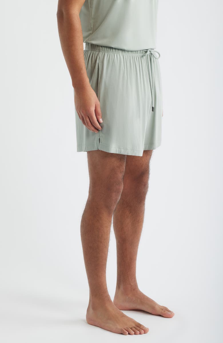 Daniel Buchler Stretch Modal & Silk Sleep Shorts, Alternate, color, Sage