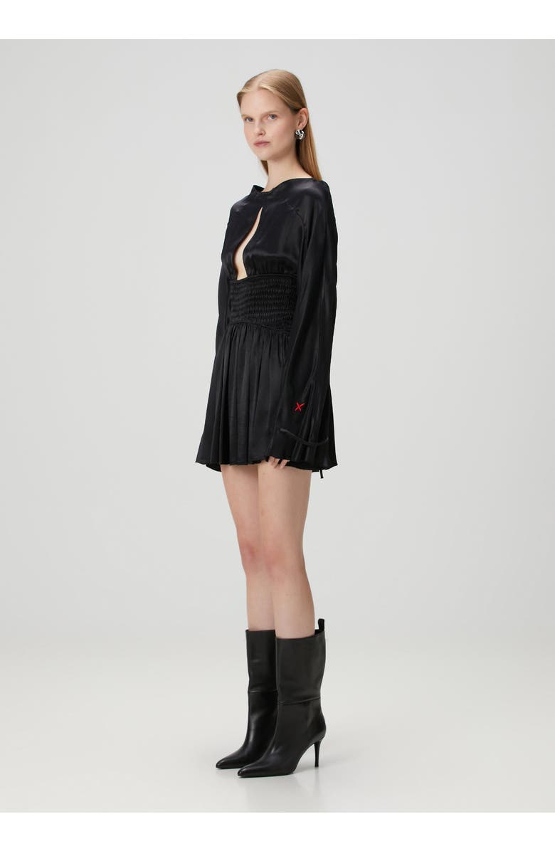 PCFG Long Sleeve Mini Dress, Alternate, color, Black