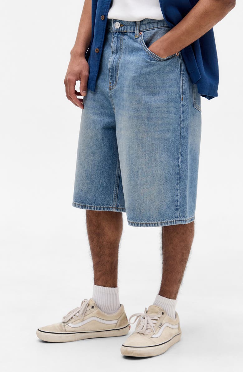 BDG Urban Outfitters Jack Wide Leg Denim Shorts, Main, color,