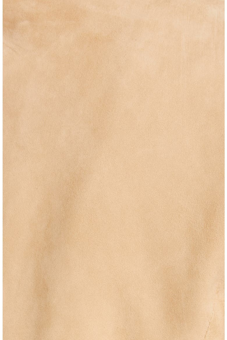 Two-Button Suede Jacket, Alternate, color, 000253 CAPPUCCINO