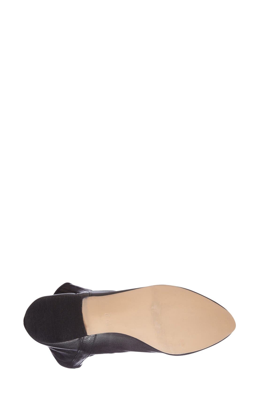 'Estrella' Fringe Boot, Alternate, color, BLACK