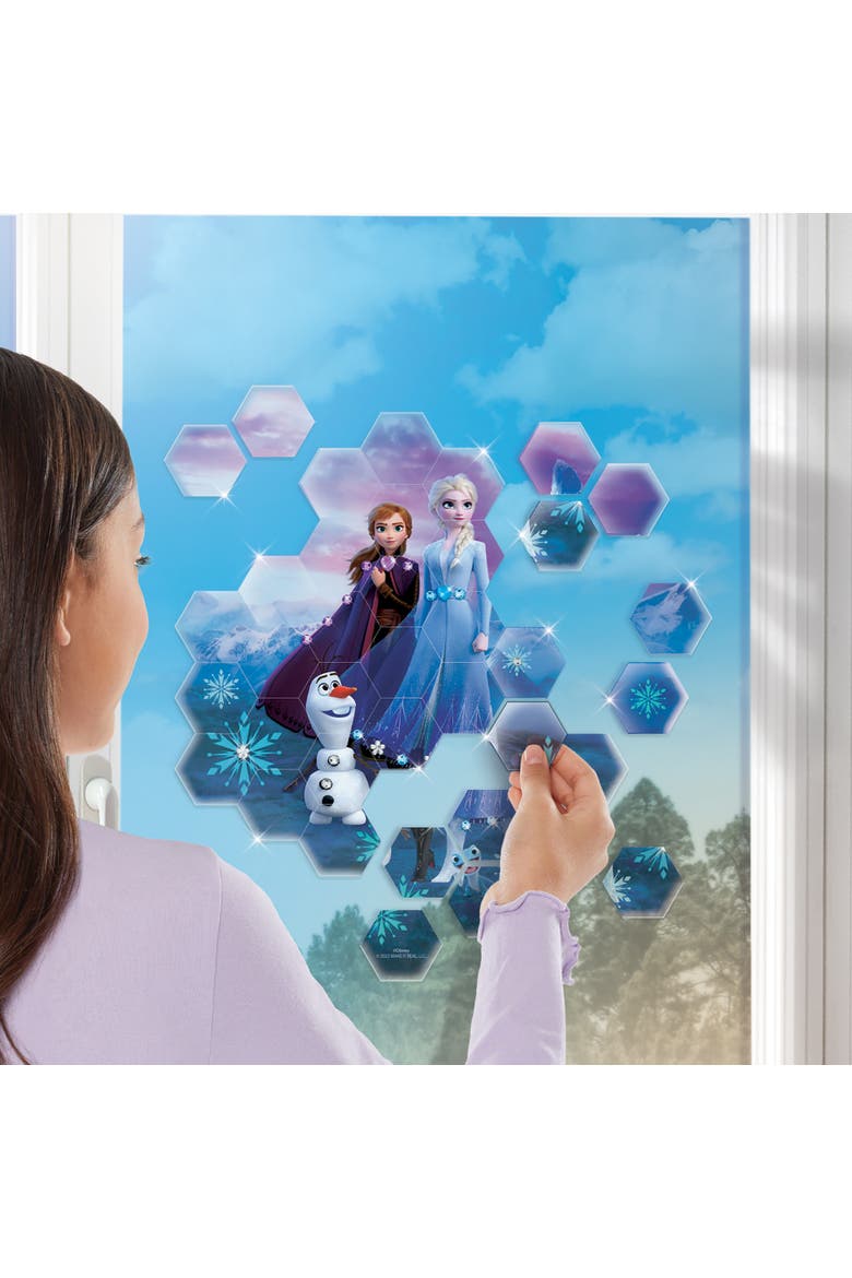 Frozen Piece Window Art Mosaic Clings, Alternate, color, Multicolored