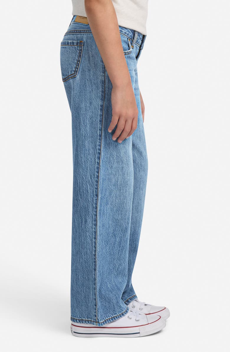 abercrombie kids Kids' Low Rise Baggy Jeans, Alternate, color, Cabin Blues