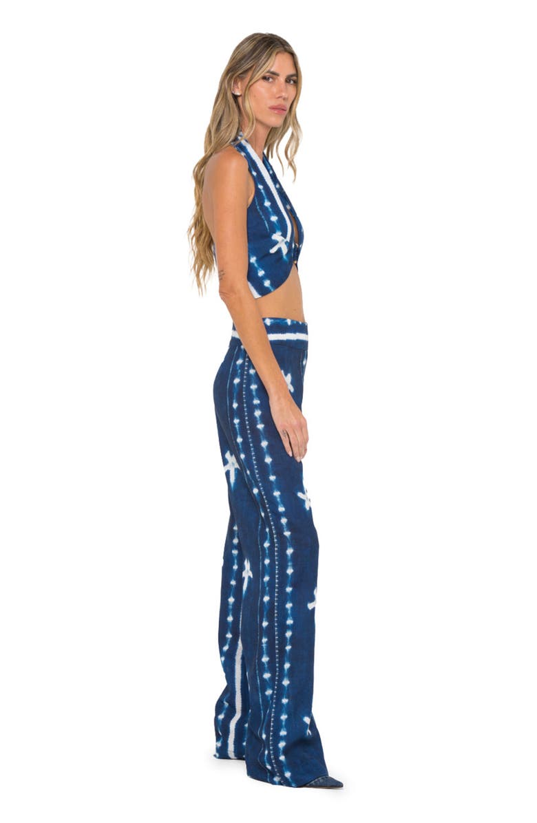 JBQ Aziza Pant, Alternate, color, Indigo Shibori