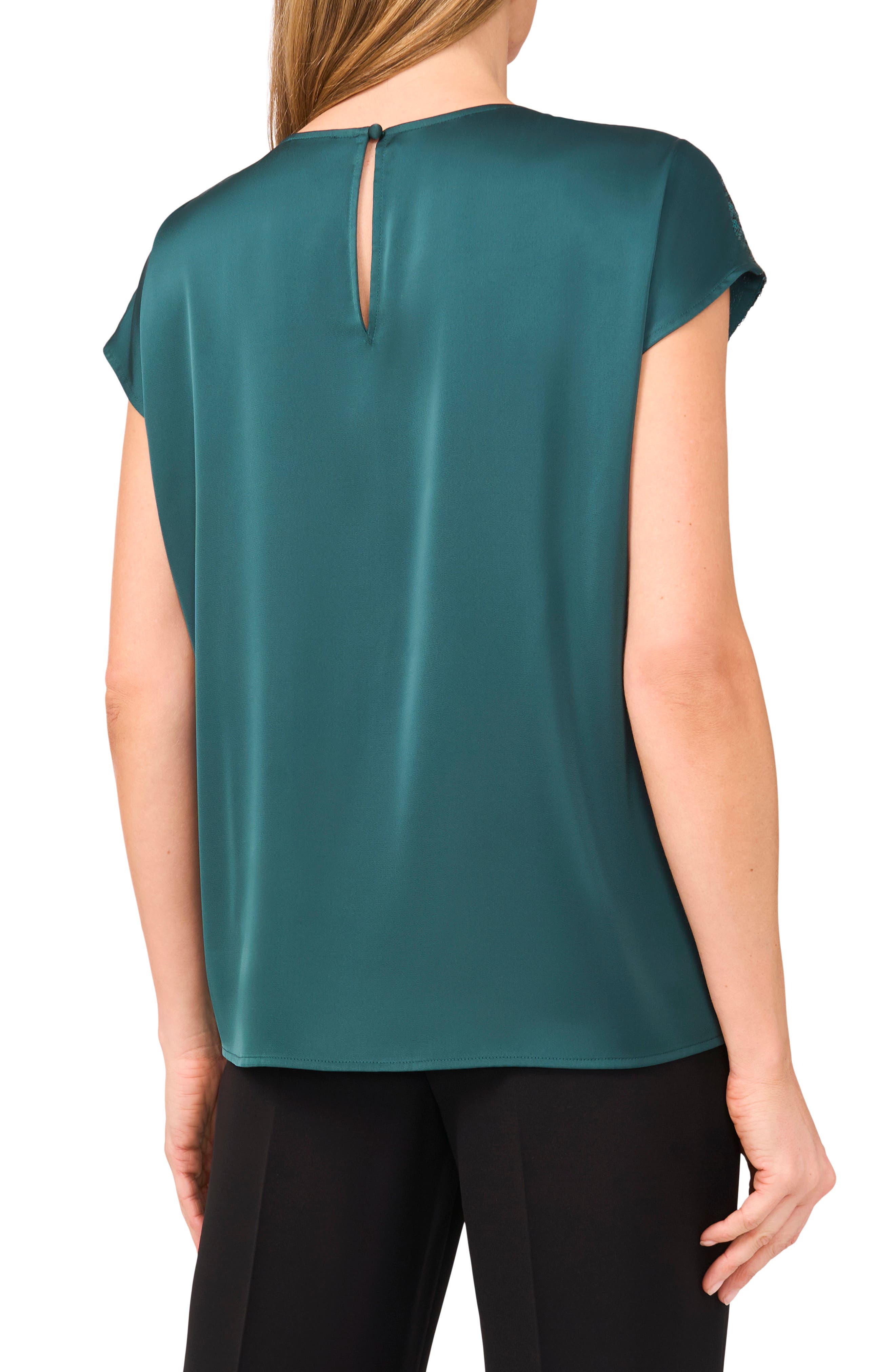 Sequin Cap Sleeve Top - image 2