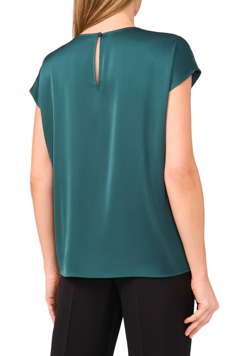 Sequin Cap Sleeve Top, Alternate, color, JUNE BUG