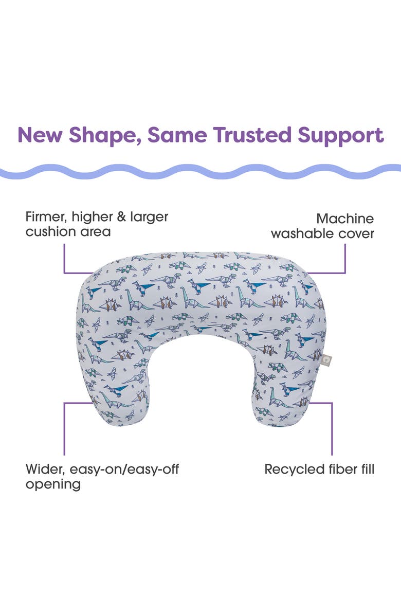 Boppy Nursing Pillow, Alternate, color, Gray Geo Dinos