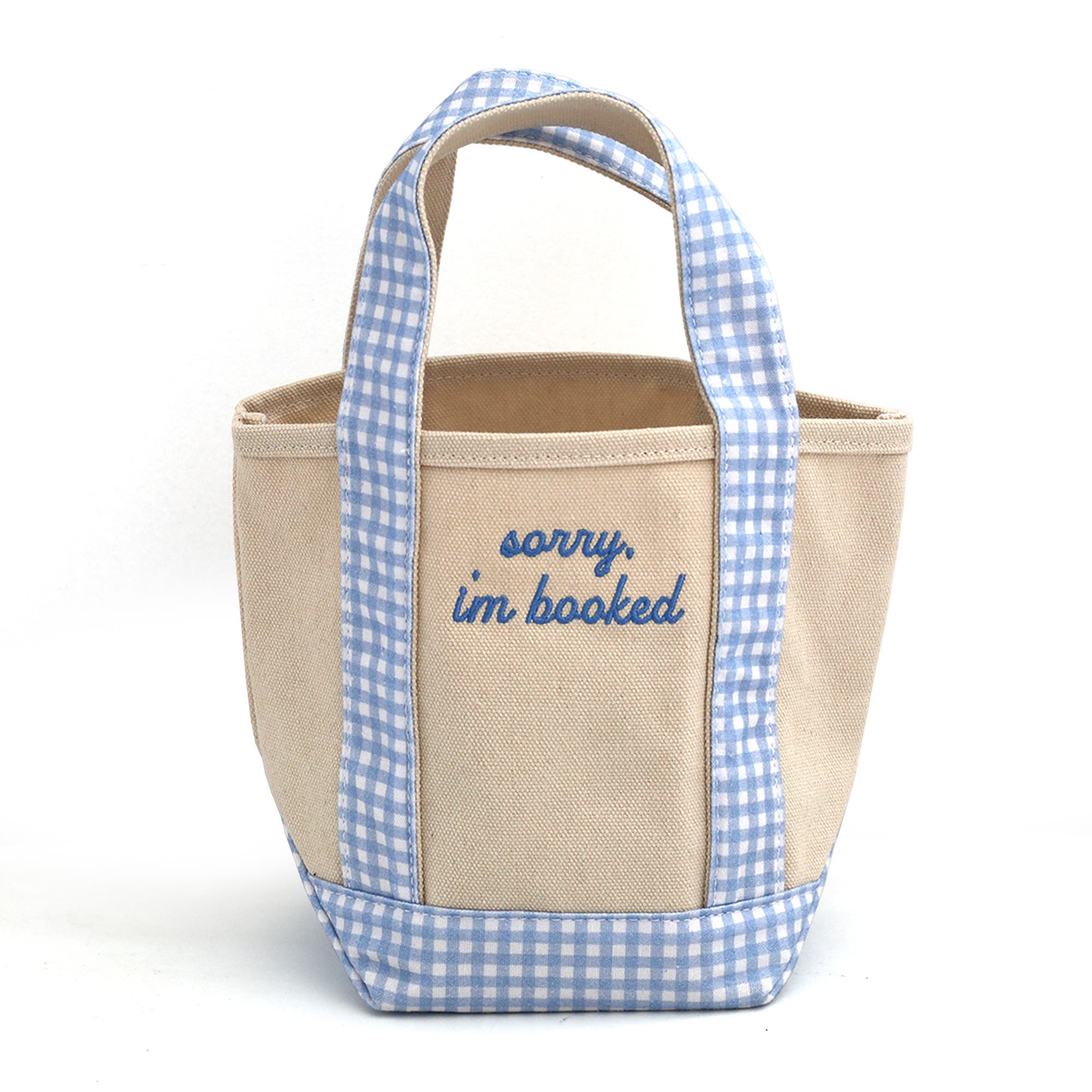 Book Theme Mini Boat Totes, Main, color, Sorry I'm Booked