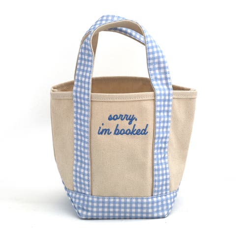 Book Theme Mini Boat Totes