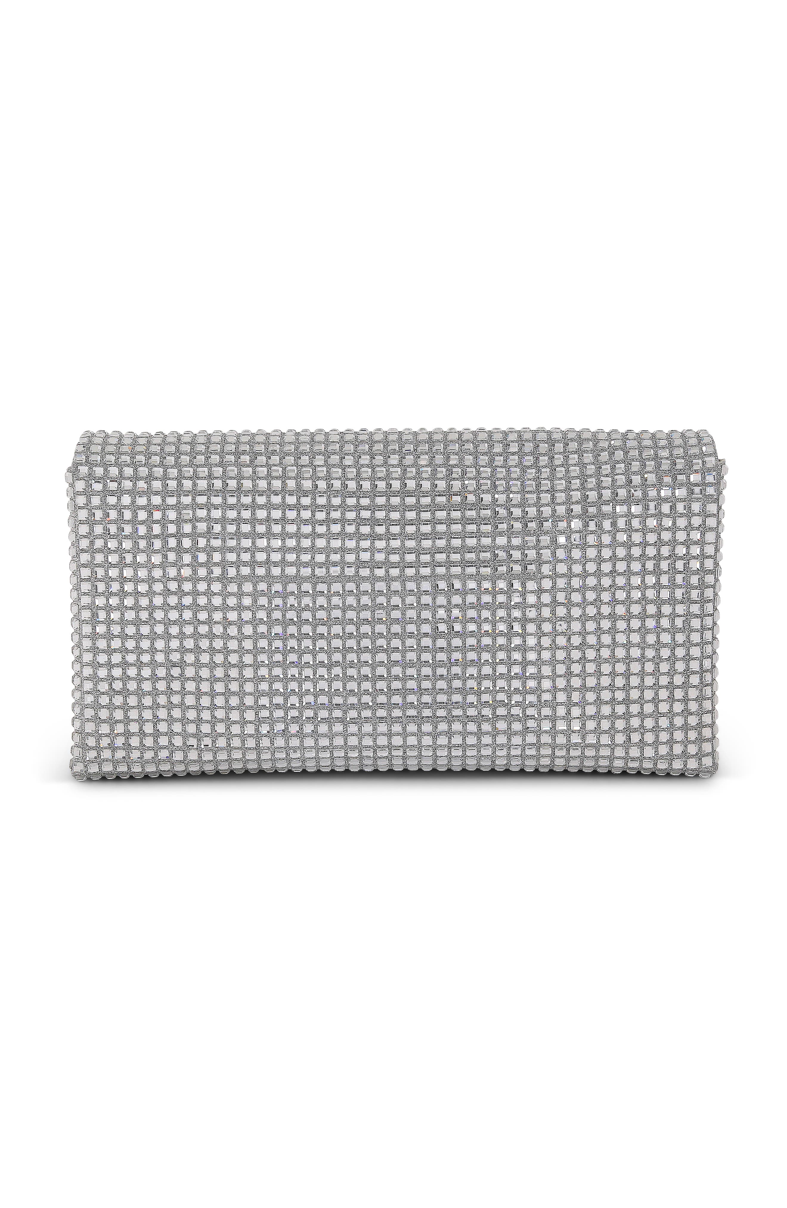 Jayden Crystal Envelope, Alternate, color, Silver
