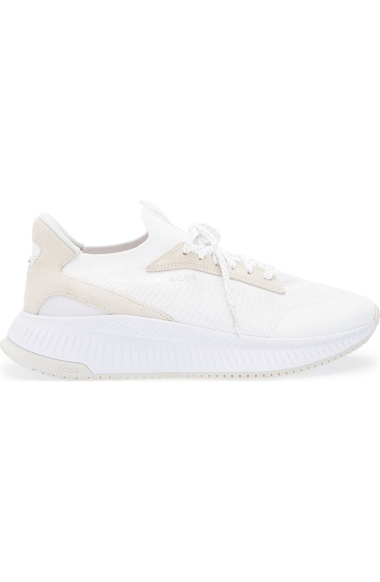 BOSS TTNM Evo Knit Sneaker, Alternate, color, White