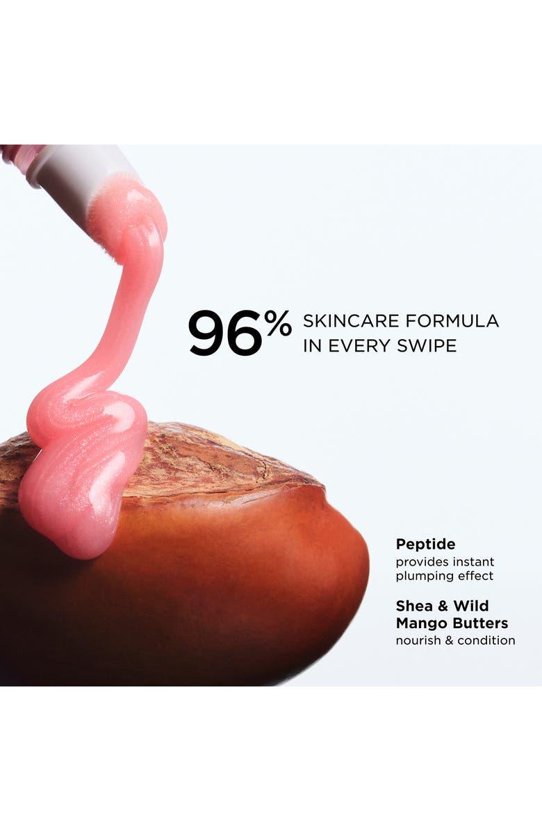 Clarins Lip Perfector Peptide-Plumping & Hydrating Lip Gloss, Alternate, color, Rosewood Shimmer