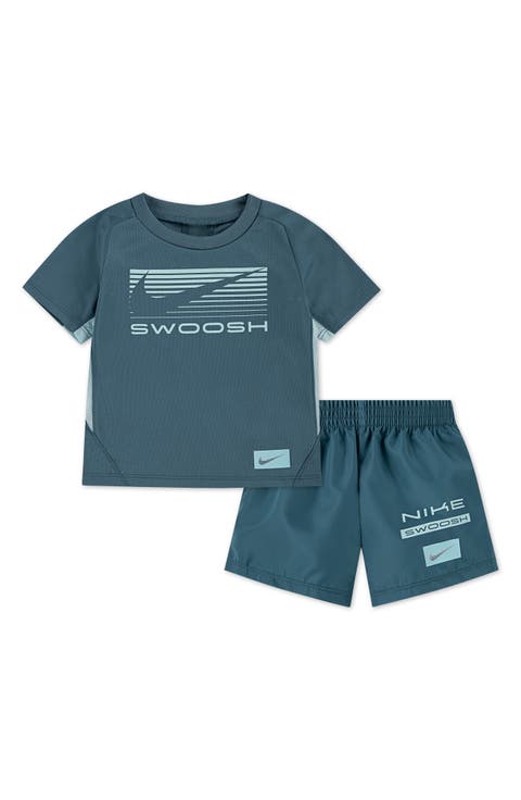 Dri-FIT Logo Graphic T-Shirt & Shorts Set (Baby)