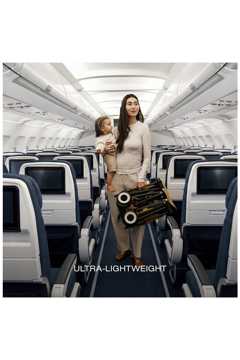 Libelle Ultra Lightweight Travel Stroller, Alternate, color, ALMOND BEIGE