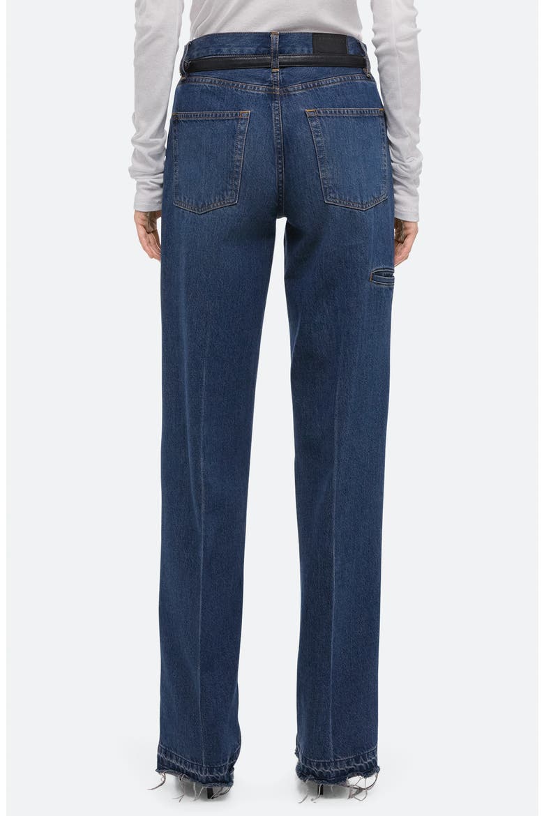 Raw Edge Carpenter Jeans, Alternate, color, DK TINTED INDIGO - 2B9