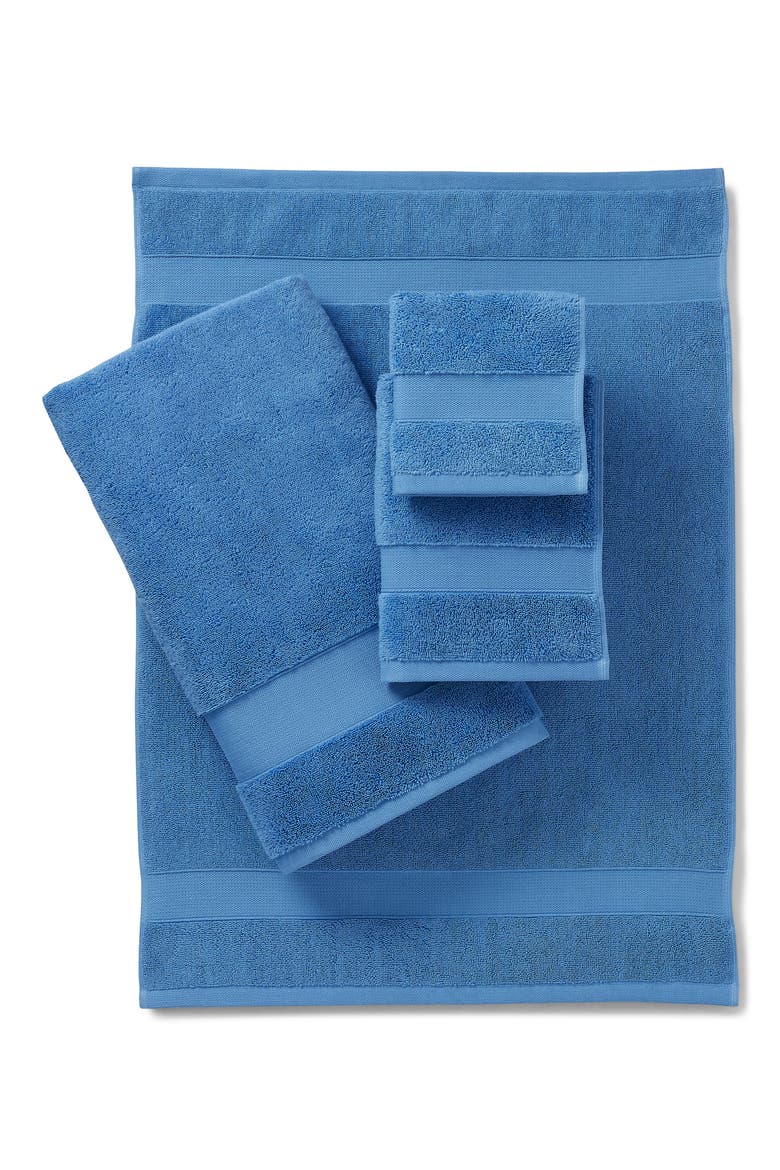 Watson Cotton Terry Cloth Hand Towel, Alternate, color, TRUE LAKE BLUE