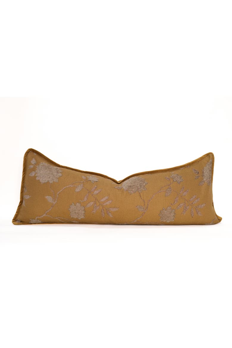 Charlotte Tapestry Long Lumbar, Alternate, color, Beige